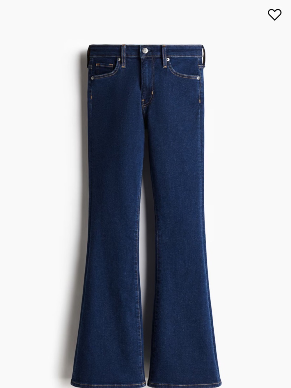 NWT H&M Women's Dark Blue Flared Jeans boot cut size 2